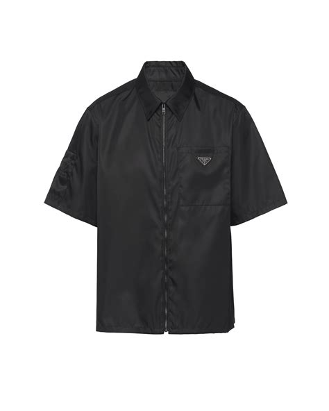 chemise noir prada|Chemise En Soie Noir .